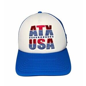 TYLER'S Austin,Texas USA Blue/White Mesh Snapback Hat